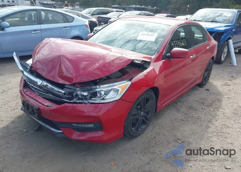 2016 Honda Accord Sport из США, поврежденный, VIN 1HGCR2F5XGA096808